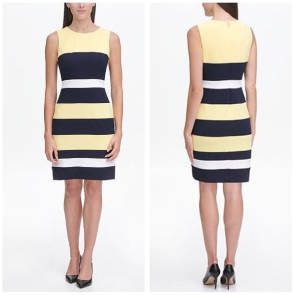 Tommy Hilfiger | Dresses | Tommy Hilfiger Colorblock Sheath Dress | Poshmark